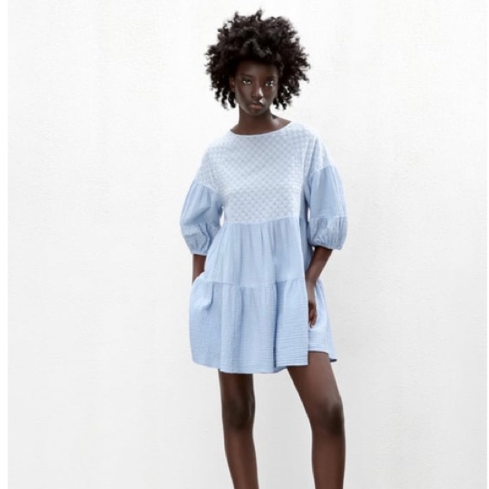 Zara Baby blue dress